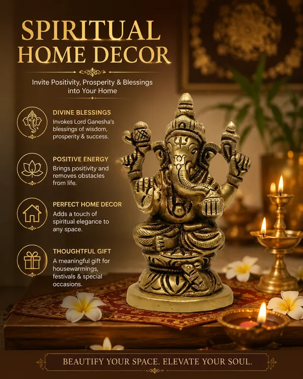 Antique_Brass_Ganesh_Idol_For_Home_Pooja_,Ganesh_Murti_For_Gift_Vinayaka_Idol_Vinayagar_Statue_For_Home_Decor,_Office_Desk,_Showpiece,_House_Warming