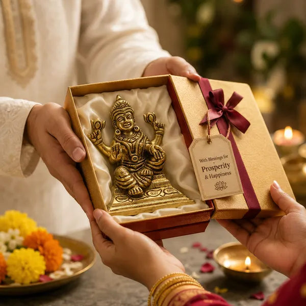 Antique_100%_Pure_Brass_Lakshmi_Devi_Idol_Statue_For_Pooja_Goddess,_Temple_Pooja_Room_And_Diwali_Decoration_Gifts