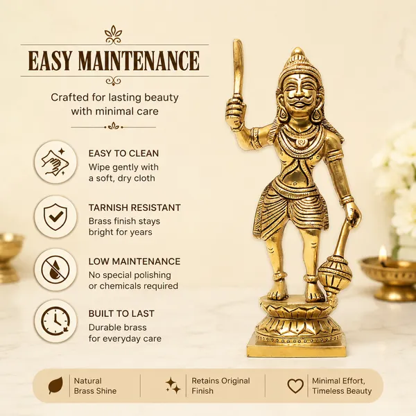 Antique_Brass_Karuppasamy_Idol,_Karuppaswamy_Statue_For_Pooja,_Home_Decor,_Showpiece