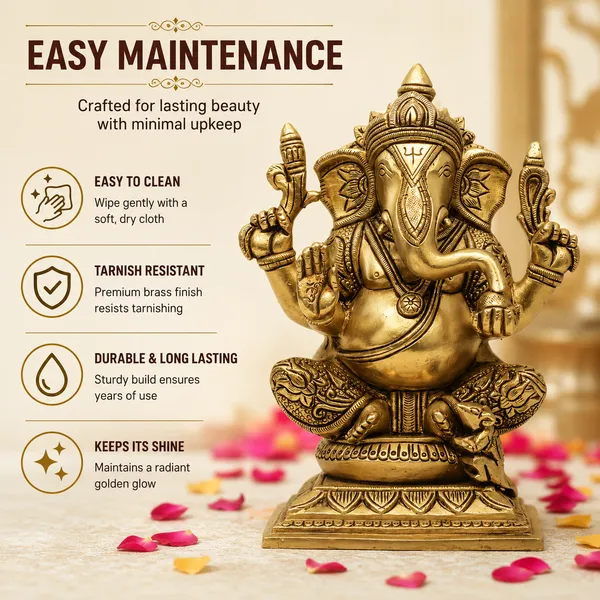 Antique_Brass_Ganesh_Idol_For_Home_Pooja_,Ganesh_Murti_For_Gift_Vinayaka_Idol_Vinayagar_Statue_For_Home_Decor,_Office_Desk,_Showpiece,_House_Warming