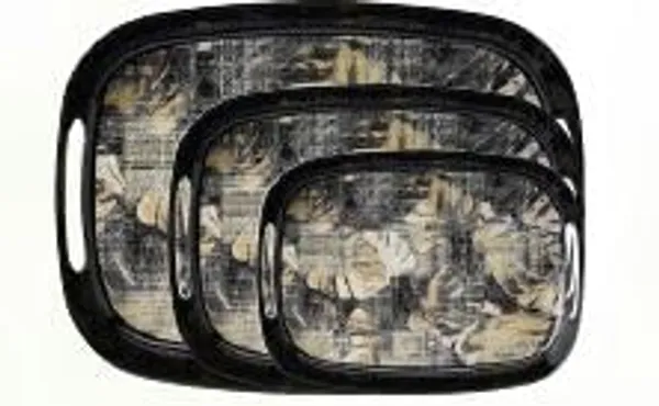 Dinewell_Mapple_Melamine_Leafy_Matt_Elegent_Design_100%_Pure_Melamine_Tray