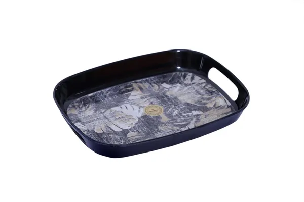Dinewell_Mapple_Melamine_Leafy_Matt_Elegent_Design_100%_Pure_Melamine_Tray