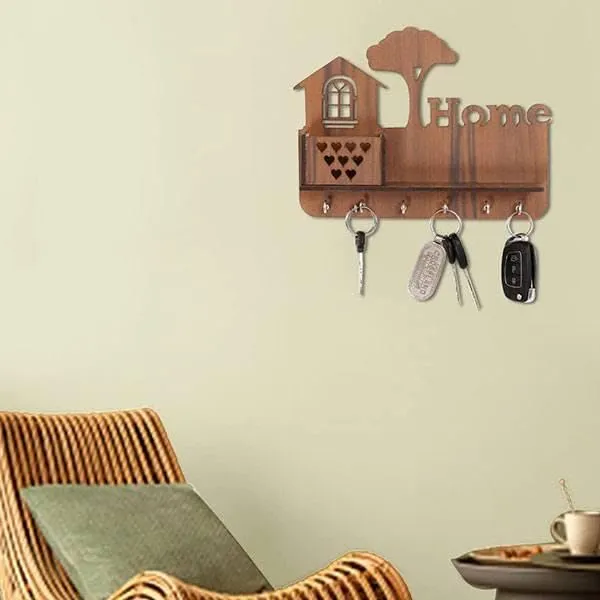 Decorative_Wooden_Key_Holder_for_Wall,_Home_Design_with_6_Hooks_|_Wall_Decorative_Key_Holder_|_Brown