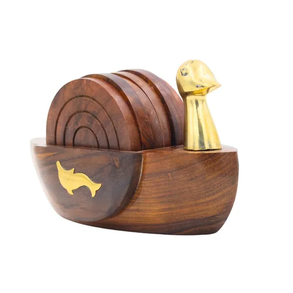 Wooden_Duck_Coaster_Set,_6_Round_Coasters_with_Decorative_Stand,_Rosewood_with_Brass_Inlay