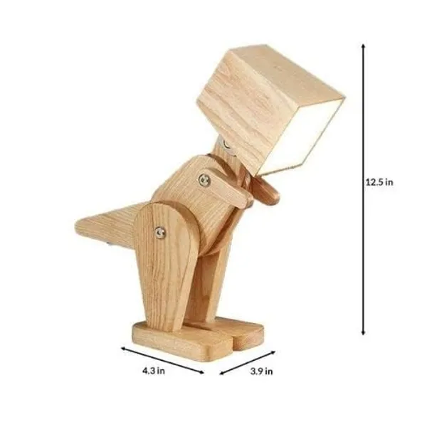 Dinosaur_Wooden_Table_Lamp,_Adjustable_Design,_Natural_Wood_Finish