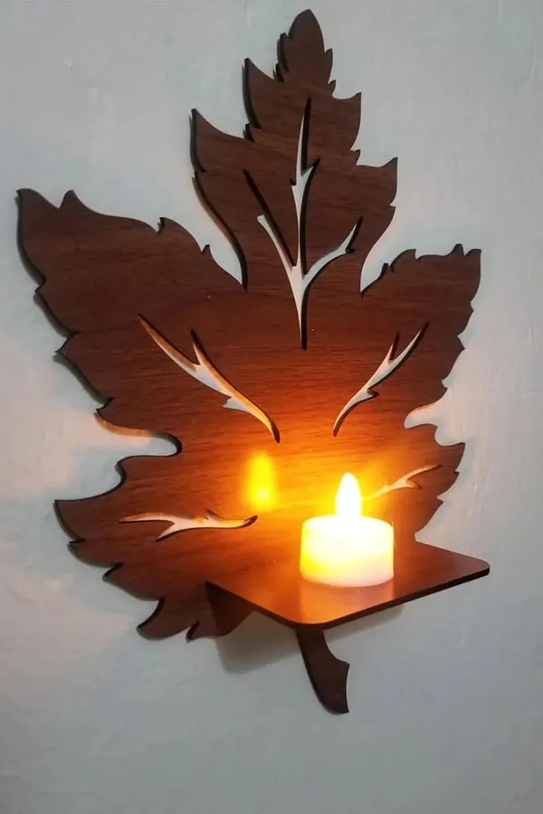 Decorative_Wooden_Leaf_Wall_Shelf,_MDF_Laser_Cut,_Wall_Mounted_Display_Rack