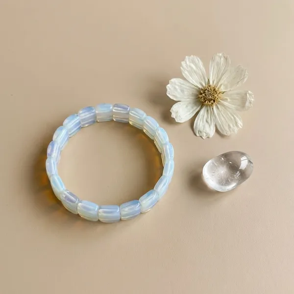 White_Premium_Opalite_Bracelet