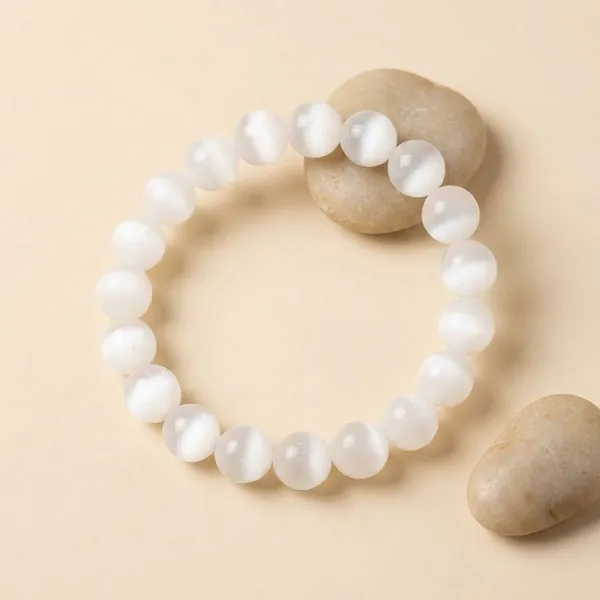 White_Premium_Selenite_Bracelet
