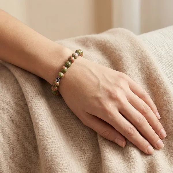 Multicolor_Premium_Unakite_Bracelet