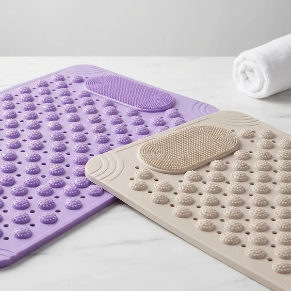 Pack_Of_2_Purple_Beige_Rubber_Anti_Skid_Bathroom_Floor_Mat_69_X_36_Cm