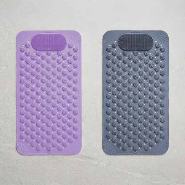 Pack_Of_2_Purple_Grey_Rubber_Anti_Skid_Bathroom_Floor_Mat_69_X_36_Cm