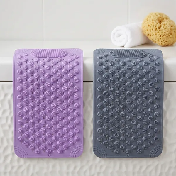 Pack_Of_2_Purple_Grey_Rubber_Anti_Skid_Bathroom_Floor_Mat_69_X_36_Cm
