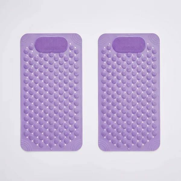 Pack_Of_2_Purple_Rubber_Anti_Skid_Bathroom_Floor_Mat_69_X_36_Cm