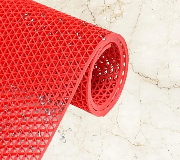 Red_Waterproof_Jali_Rubber_Bathroom_Swimming_Pool_Anti_Skid_Bath_Mat