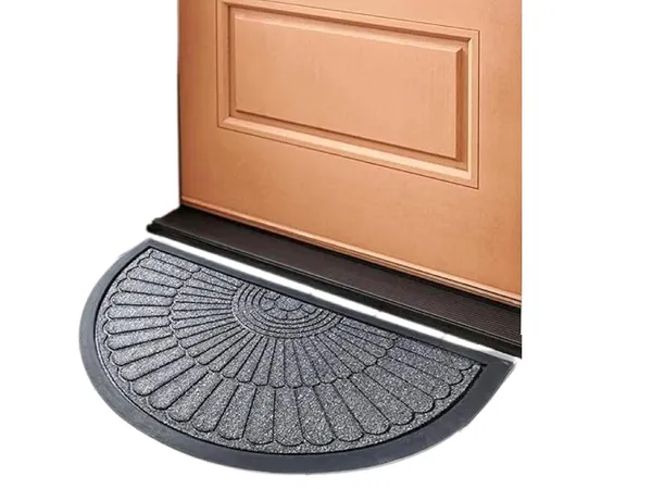 Grey_Rubber_Coir_Moulded_Entryway_Rug_Semicircular_Door_Entrance_Mat