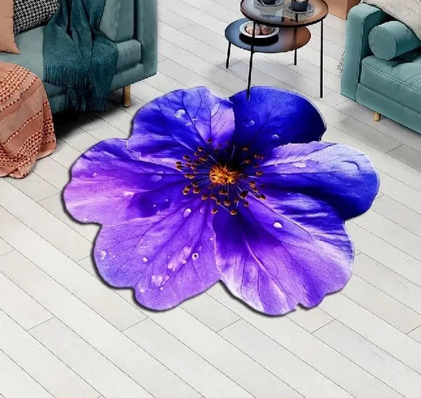 Blue_Floral_Plush_Diatomaceous_Earth_Floor_Mat_Soft_Super_Absorbent_Quick_Dry_Anti_Slip