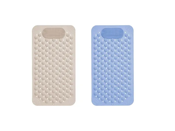 Pack_Of_2_Beige_Blue_Anti_Skid_Bathroom_Floor_Mat_Foot_Scrubber_Quick_Dry_Durable_Anti_Slip_69_X_36_Cm