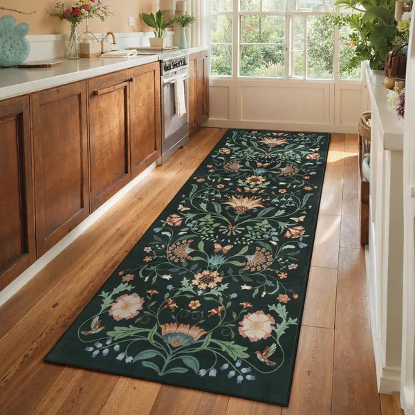 Floral_Printed_Polypropylene_Anti_Skid_Washable_Soft_Bedside_Runner_Carpet_40_X_120_Cm