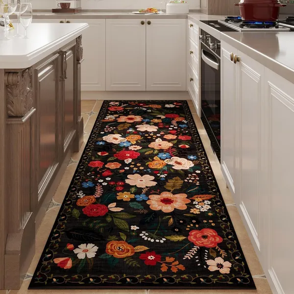 Traditional_Floral_Printed_Polypropylene_Anti_Skid_Washable_Soft_Bedside_Runner_Carpet_40_X_120_Cm