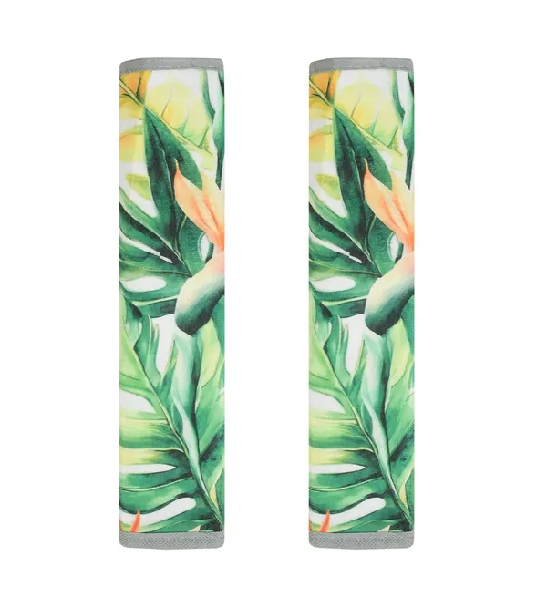 Pack_Of_2_Green_Fabric_Refrigerator_Handle_Cover