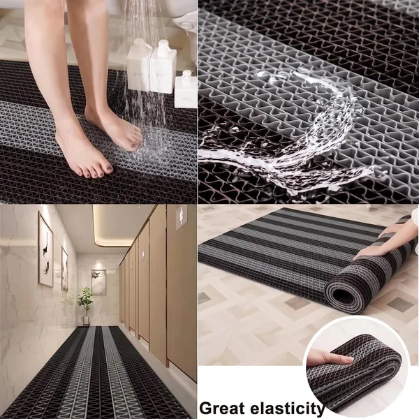 Ishro_Home_Anti_Skid_Waterproof_Pvc_Rubber_Mat_For_Bathroom_Floor_Swimming_Pool_Shower_Entrance_Rainy_Areas_Multipurpose_Dual_Colour_Floor_Mat_Grey_Black_2x4_Ft