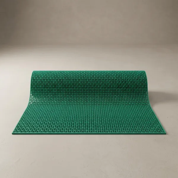 Green_Waterproof_Jali_Rubber_Bathroom_Swimming_Pool_Anti_Skid_Bath_Mat