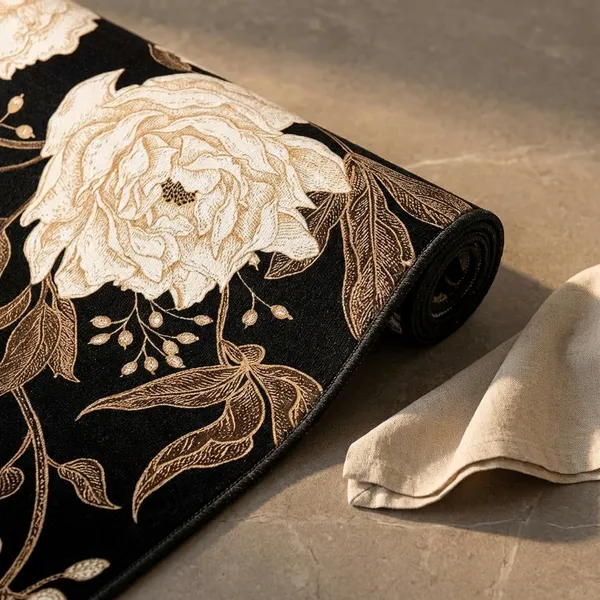 Floral_Printed_Polypropylene_Anti_Skid_Washable_Soft_Bedside_Runner_Carpet_40_X_120_Cm