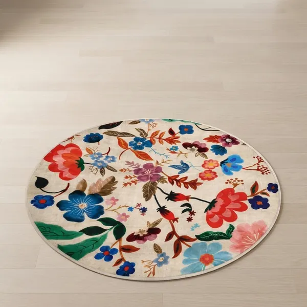 Bright_Floral_Fabric_Round_Floral_Area_Rug