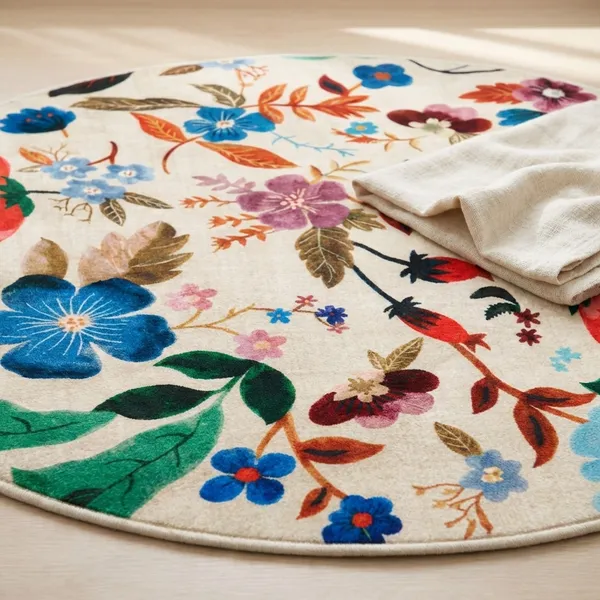 Bright_Floral_Fabric_Round_Floral_Area_Rug
