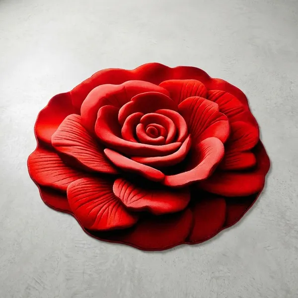 Red_Floral_Plush_Diatomaceous_Earth_Floor_Mat_Soft_Super_Absorbent_Quick_Dry_Anti_Slip