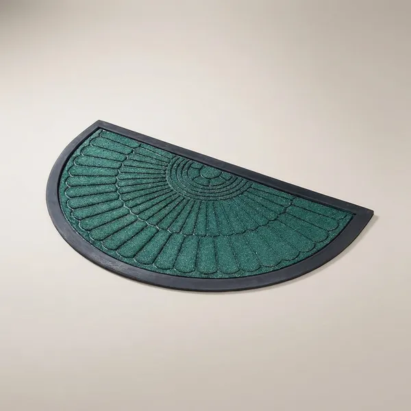 Green_Rubber_Coir_Moulded_Entryway_Rug_Semicircular_Door_Entrance_Mat