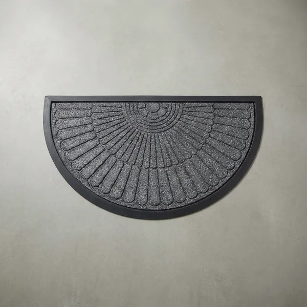 Grey_Rubber_Coir_Moulded_Entryway_Rug_Semicircular_Door_Entrance_Mat