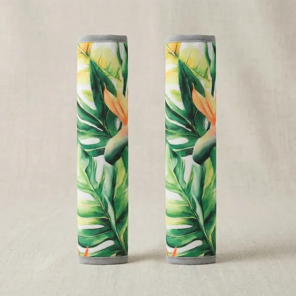 Pack_Of_2_Green_Fabric_Refrigerator_Handle_Cover