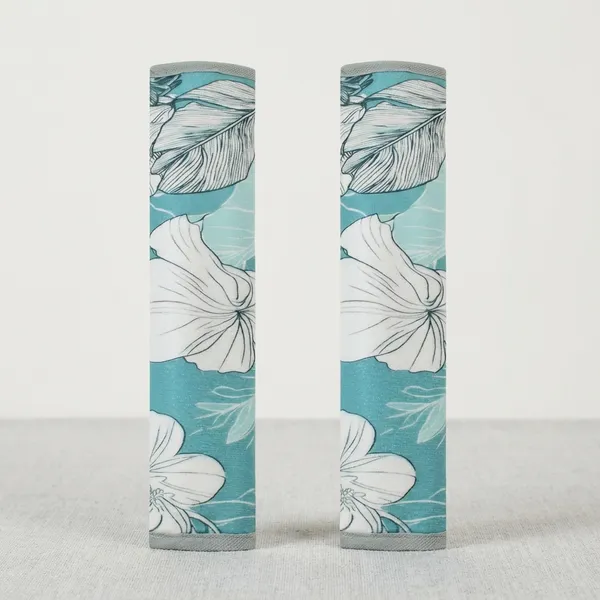 Pack_Of_2_Sky_Blue_Fabric_Refrigerator_Handle_Cover
