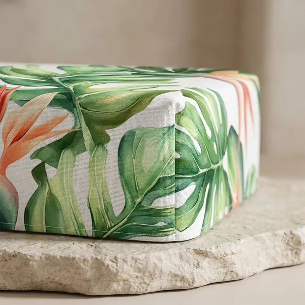 Green_Fridge_Top_Cover_Handle_Cover_Combo_Floral_Printed_Dustproof_Set