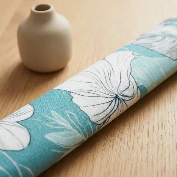 Pack_Of_2_Sky_Blue_Fabric_Refrigerator_Cover_Handle_Combo