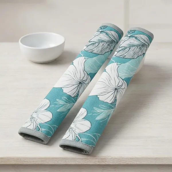 Pack_Of_2_White_Fridge_Handle_Cover_Non_Woven_Printed_Set