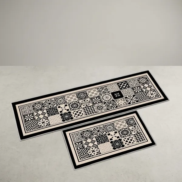 Pack_Of_2_Blue_Kitchen_Floor_Mat_Combo_Anti_Slip_Rubber_Runner_Printed_Set_18_X_28_Inch_And_18_X_54_Inch