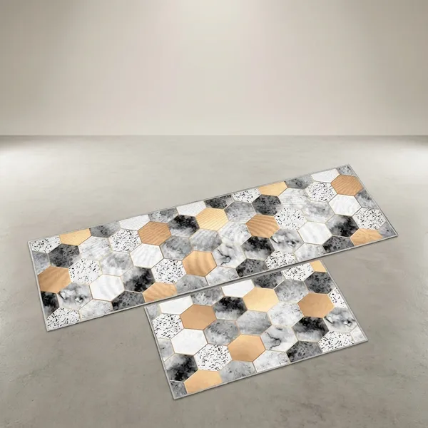 Pack_Of_2_Dark_Grey_Kitchen_Floor_Mat_Combo_Anti_Slip_Rubber_Runner_Printed_Set_18_X_28_Inch_And_18_X_54_Inch