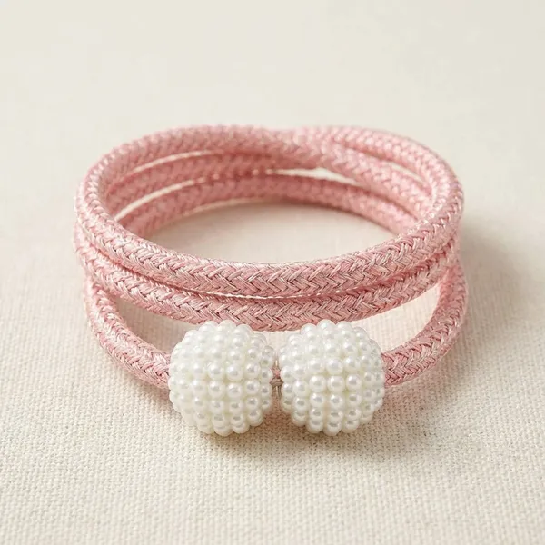 Pack_Of_4_Pink_Polyester_Magnetic_Curtain_Holder_Tassel_Tie_Back