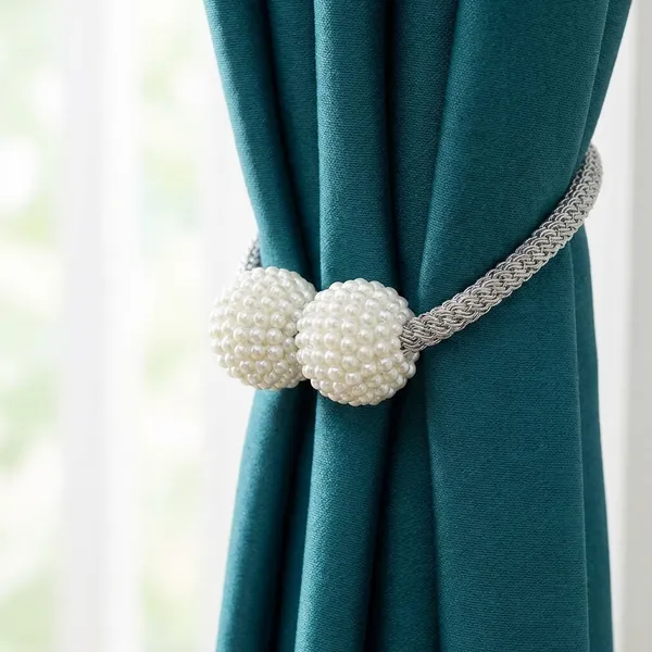 Pack_Of_4_White_Pvc_Matte_Finish_Curtain_Magnetic_Holder_Tassel_Tie_Back