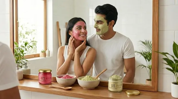 100%_Natural_Beetroot,_Neem_&_Multani_Mitti_Face_Pack_|_Hand-Made_Skincare_for_Glowing_Skin_|_Deep_Cleansing_&_Pimple_Control_|_Chemical-Free_Clay_Mask_for_Face_&_Hair