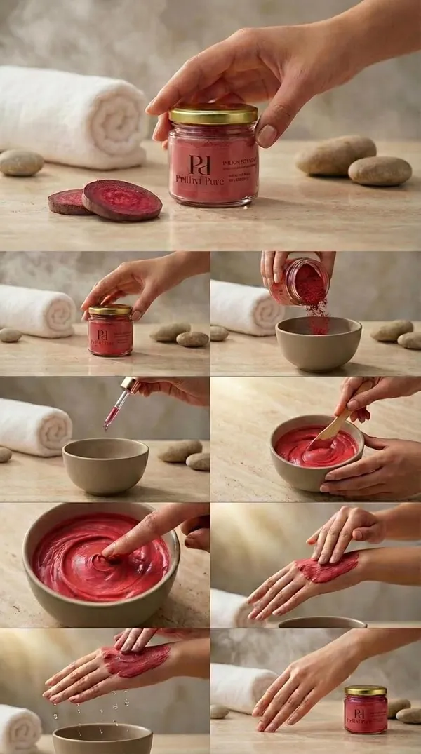Beetroot_Multani_Mitti_Face_Pack_300g_|_Organic_Double_Filtered_Herbal_Clay_for_Bright_Skin_Glow_Oil_Control_Tan_Removal_|_Natural_Skincare