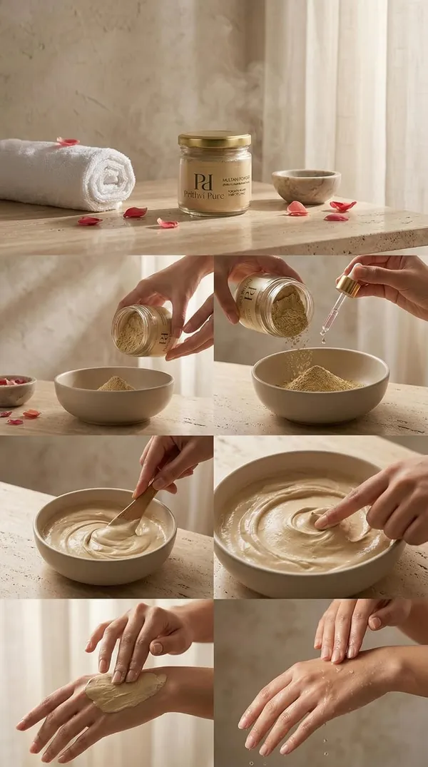 Multani_Mitti_300_gm_|_100%_Organic_Double_Filtered_Yellow_Mud_|_Face_Pack_for_Skin_&_Hair_|_Natural_Exfoliating_&_Soothing_Fuller's_Earth_Powder_|