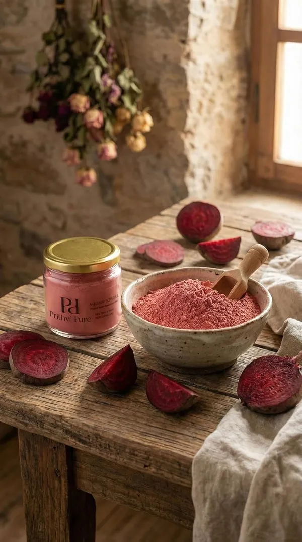 Beetroot_Multani_Mitti_Face_Pack_Powder_300_Gm_|_Natural_Skin_Brightening_Clay_|_Tan_Removal,_Oil_Control_&_Glow_|_Herbal_Face_Mask_for_Oily_&_Dull_Skin