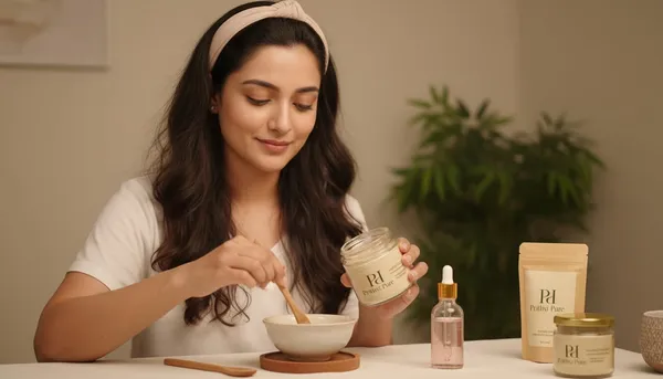 Multani_Mitti_Powder_300g_|_Organic_Fuller's_Earth_Bentonite_Clay_for_Face_Hair_&_Skin_|_Deep_Cleansing_Glow_Oil_Control_Acne_Tan_Removal_|_Chemical-Free_Skincare