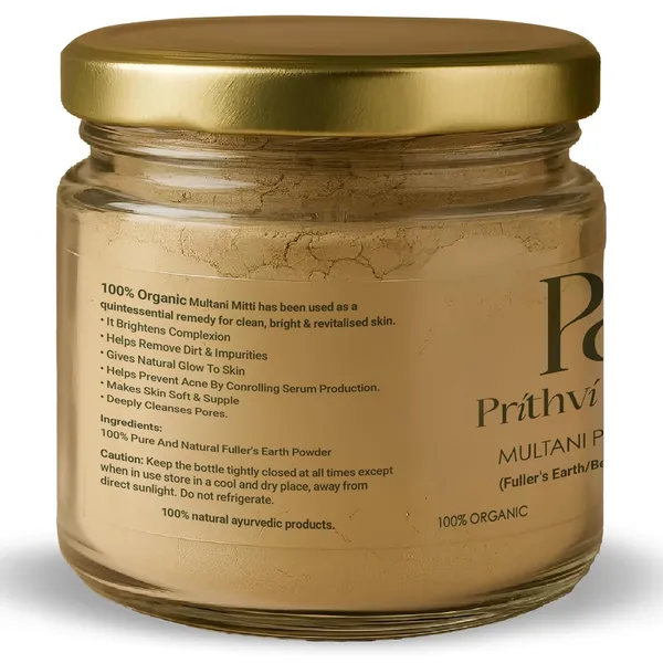 Organic_Multani_Mitti_Powder_300g_|_Natural_Fuller's_Earth_Bentonite_Clay_for_Face_Pack_Hair_Mask_Skin_Care_|_Oil_Control_Deep_Cleansing_&_Brightening