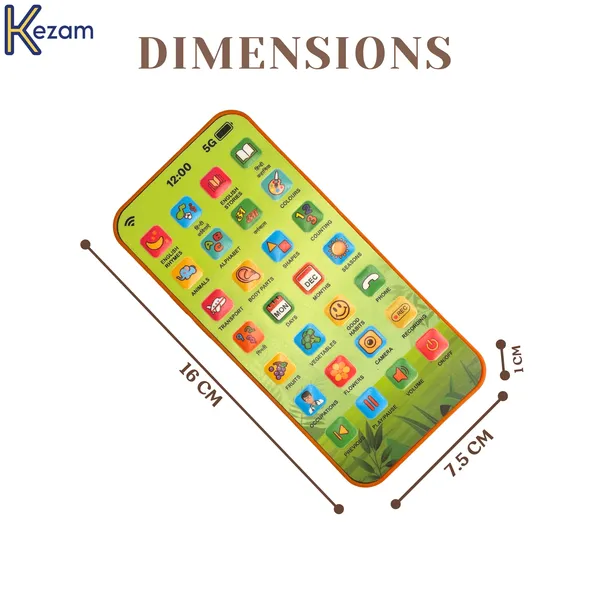 Green_Premium_Plastic_Talking_Phone_For_Kids