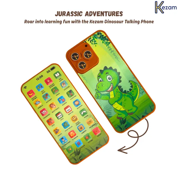 Green_Premium_Plastic_Talking_Phone_For_Kids