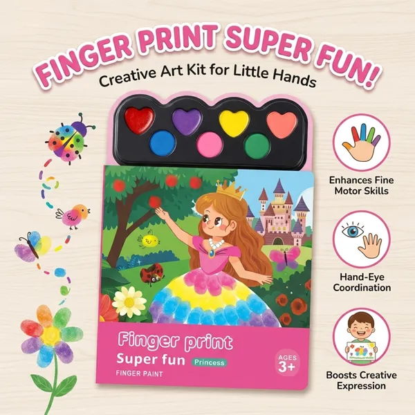 Princess_Finger_Painting_Activity_Book_with_7_Washable_Colors_|_Mess-Free_Finger_Print_Art_Kit_